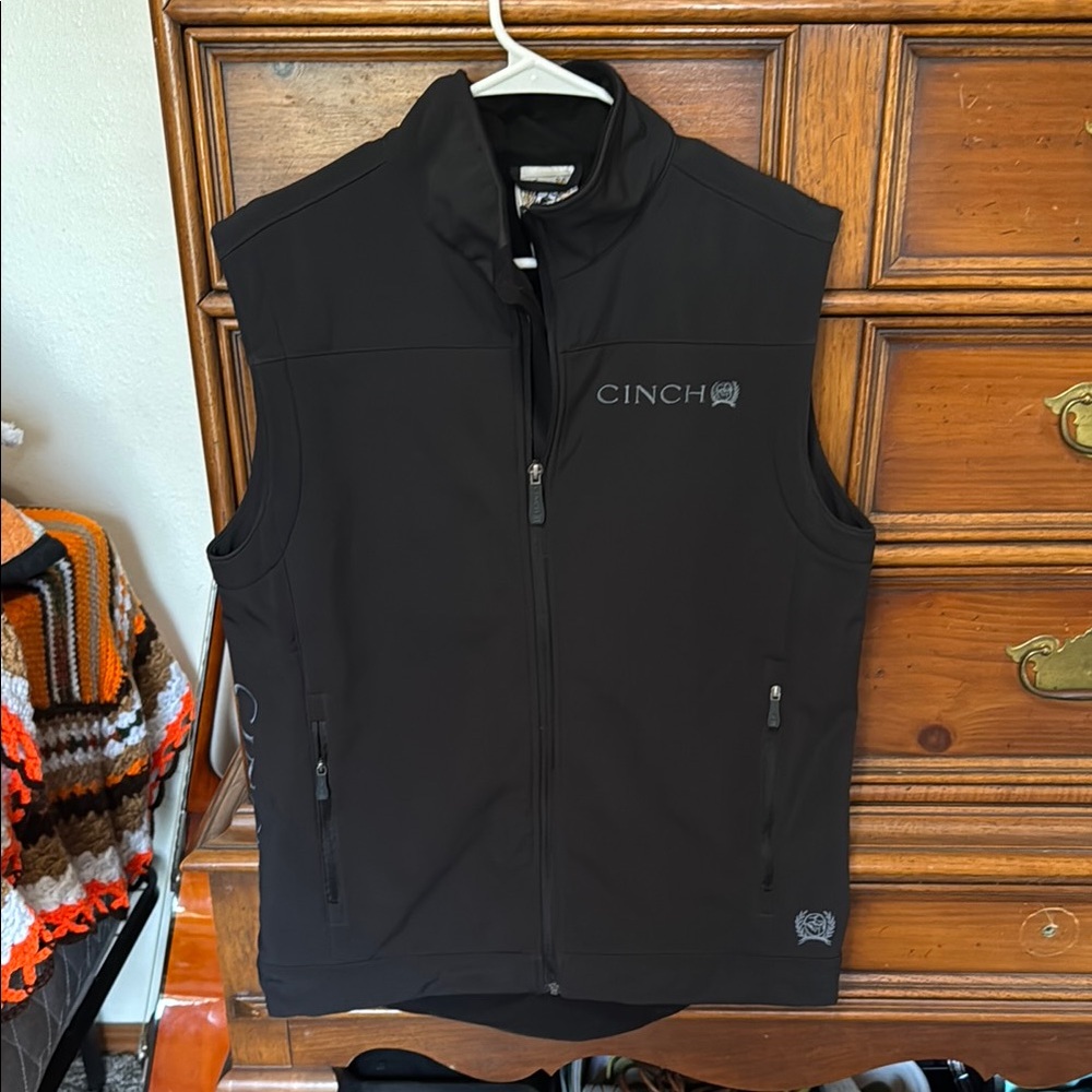 Cinch Charcoal Sleeveless Jacket
